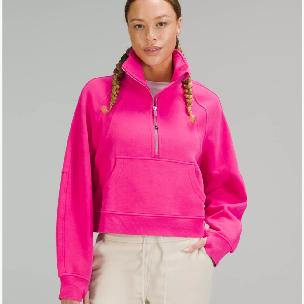 Lululemon Oversized Funnel Neck -sonic pink